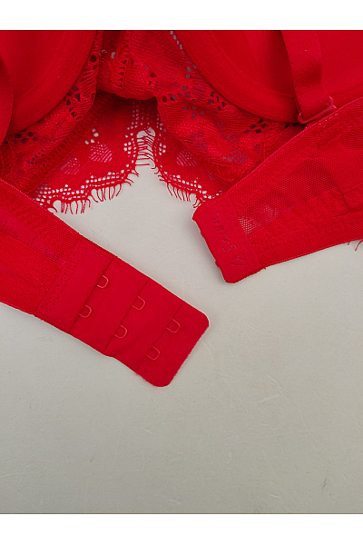 La Senza Červená krajková korzetová push up podprsenka | La Senza | obrázek 6