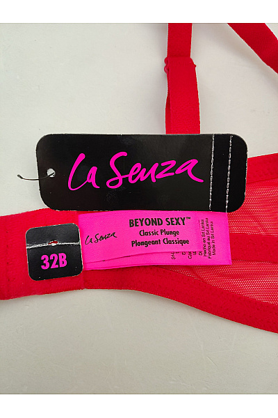 La Senza Červená krajková korzetová push up podprsenka | La Senza | obrázek 9
