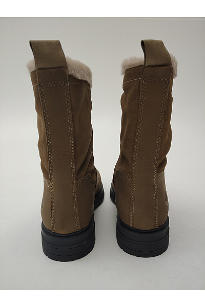 Timberland Dámské khaki kotníkové boty s kožíškem zimní Vel. EU 37 | Timberland | obrázek 8