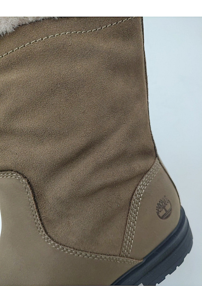 Timberland Dámské khaki kotníkové boty s kožíškem zimní Vel. EU 37 | Timberland | obrázek 10