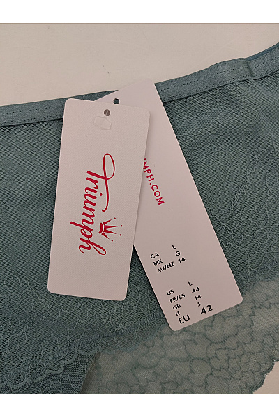 TRIUMPH Dámské luxusní khaki krajkové kalhotky Vel. EU 42 | TRIUMPH | obrázek 8