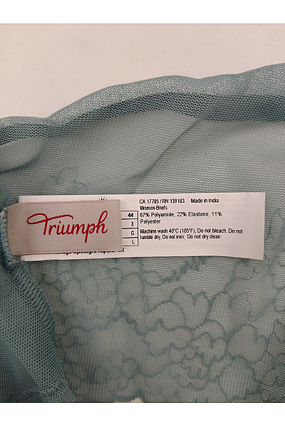 TRIUMPH Dámské luxusní khaki krajkové kalhotky Vel. EU 42 | TRIUMPH | obrázek 9