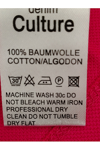 Denim culture Dámské bavlněné polo tričko s krátkým rukávem růžové Vel. S | denim culture | obrázek 6