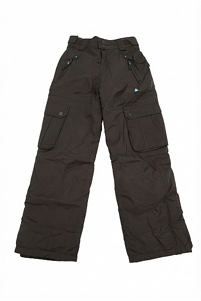 Peak Mountain Chlapecké černé Cargo Kalhoty Outdoor