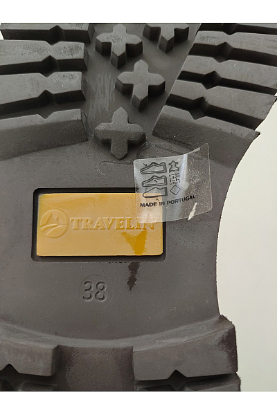 TRAVELIN Hnědé kozačky bez podpatku s přezkou Vel. EU 38 | TRAVELIN | obrázek 14