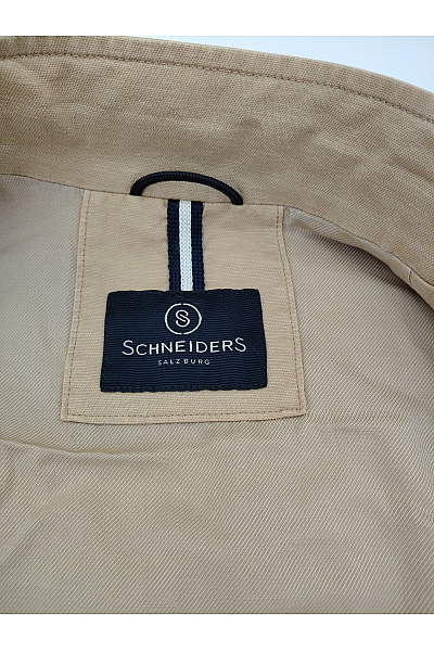 Schneiders Béžová bavlněná přechodová bunda smart casual Vel. EU 50 | schneiders | obrázek 7