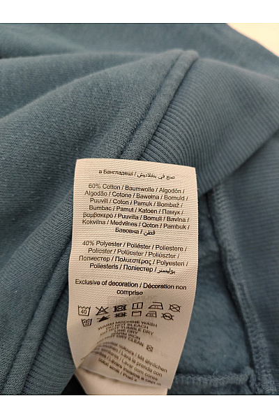JACK & JONES Chlapecká bavlněná mikina s kapucí modrá | JACK & JONES | obrázek 5