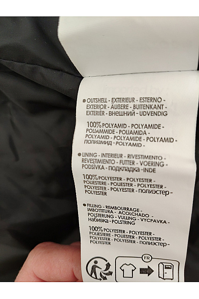 Geonorway Dámská modrá zimní dlouhá prošívaná bunda s kapucí Velikost M | geonorway | obrázek 5