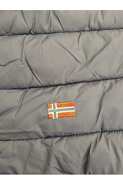Geographical Norway Modrá prošívaná lehká bunda s kapucí Vel. EU 3/L | Geographical Norway | obrázek 7