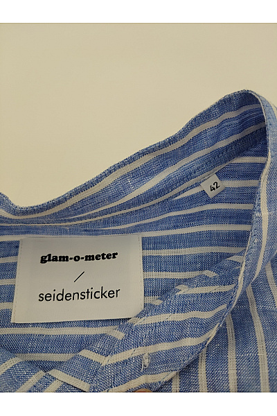 Seidensticker Dámská lněná halenka pruhovaná se stojáčkem Vel. EU 42 | Seidensticker | obrázek 4