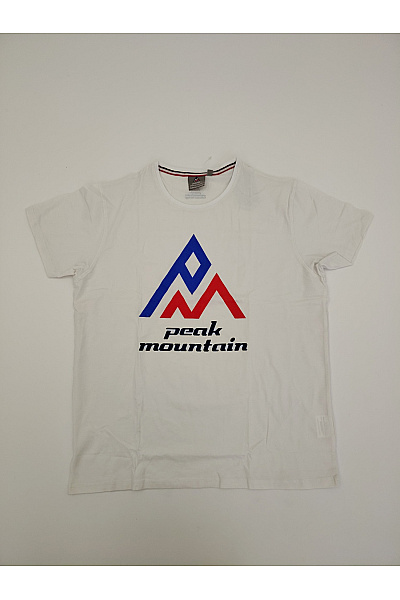 Peak mountain Bavlněné pánské tričko s krátkým rukávem a potiskem Vel. XL | peak mountain | obrázek 2