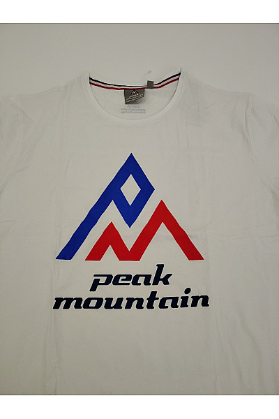 Peak mountain Bavlněné pánské tričko s krátkým rukávem a potiskem Vel. XL | peak mountain | obrázek 4