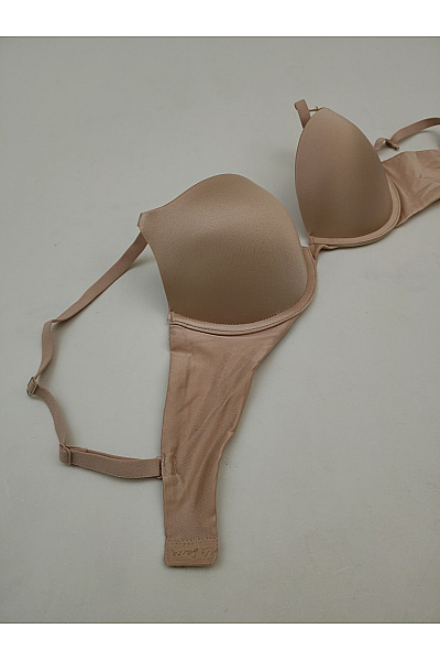 La Senza Béžová hladká push up podprsenka s překříženými zády Velikost EU 32C | La Senza | obrázek 7