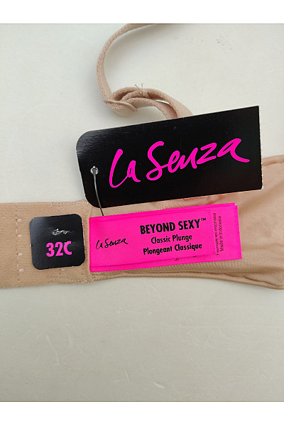 La Senza Béžová hladká push up podprsenka s překříženými zády Velikost EU 32C | La Senza | obrázek 8
