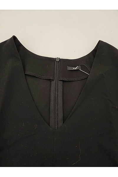 Stylove Černé jednoduché elegantní šaty s dlouhým rukávem Velikost XL | stylove | obrázek 4