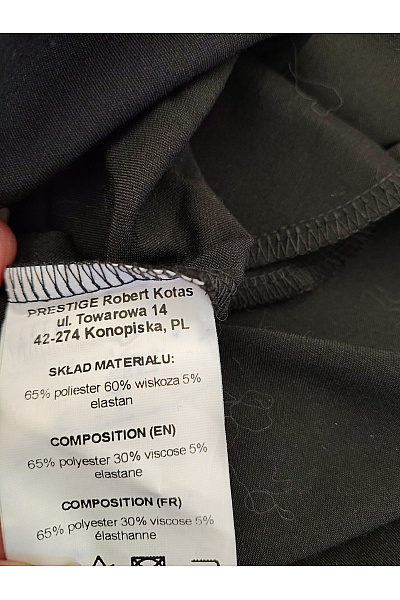 Stylove Černé jednoduché elegantní šaty s dlouhým rukávem Velikost XL | stylove | obrázek 6