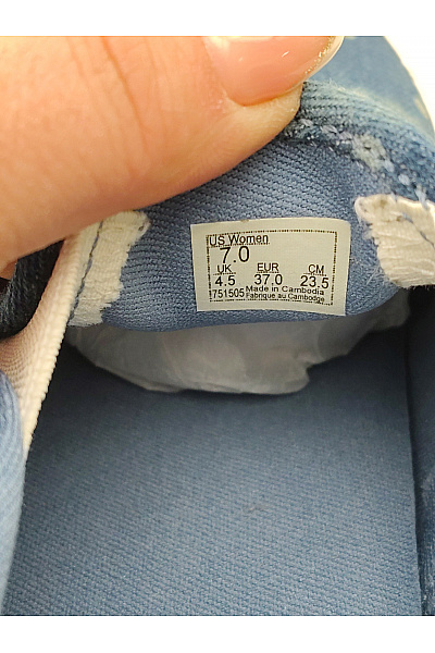 Vans tenisky Asher Platform Denim Dots Modré Velikost EU 37 | Vans | obrázek 7