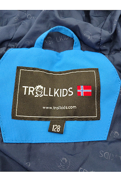 TROLLKIDS Chlapecká outdoorová prošívaná bunda s kapucí Vel. EU 128 | TROLLKIDS | obrázek 7