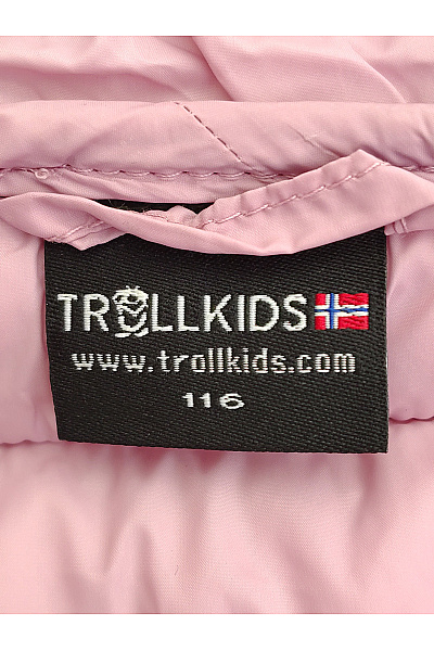 TROLLKIDS Dívčí prošívaná bunda khaki outdoor Velikost EU 116 | TROLLKIDS | obrázek 3