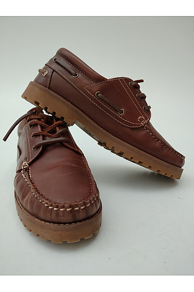 JACK & JONES Pánské hnědé šněrovací polobotky s vysokou podrážkou Velikost 43 | JACK & JONES | obrázek 4