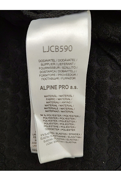 ALPINE PRO Dámská černá softshellová bunda s kapucí outdoorová Vel. XL | ALPINE PRO | obrázek 5