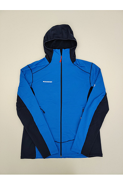 MAMMUT Pánská modrá sportovní mikina na zip s kapucí hory Vel. EU XL | MAMMUT | obrázek 2