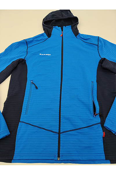 MAMMUT Pánská modrá sportovní mikina na zip s kapucí hory Vel. EU XL | MAMMUT | obrázek 5