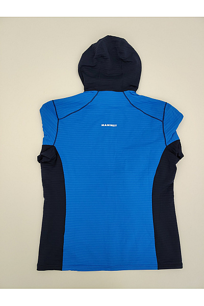 MAMMUT Pánská modrá sportovní mikina na zip s kapucí hory Vel. EU XL | MAMMUT | obrázek 9