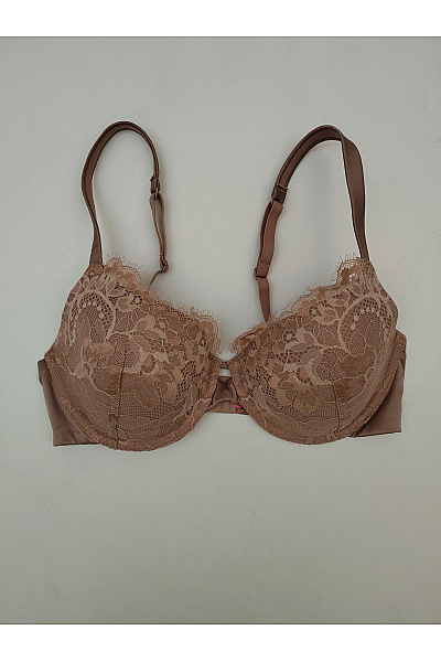 La Senza Hnědá krajková kosticová podprsenka s vyztuženými košíčky | La Senza | obrázek 2