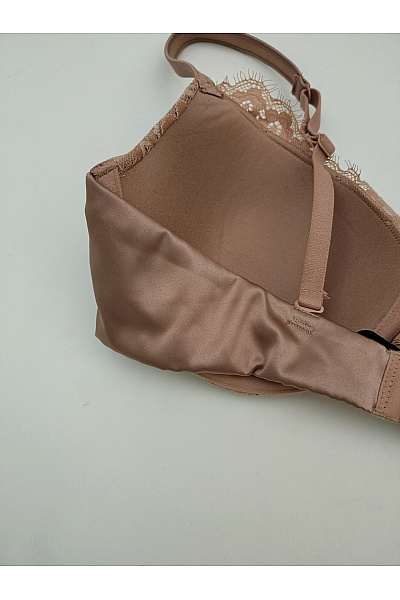 La Senza Hnědá krajková kosticová podprsenka s vyztuženými košíčky | La Senza | obrázek 5