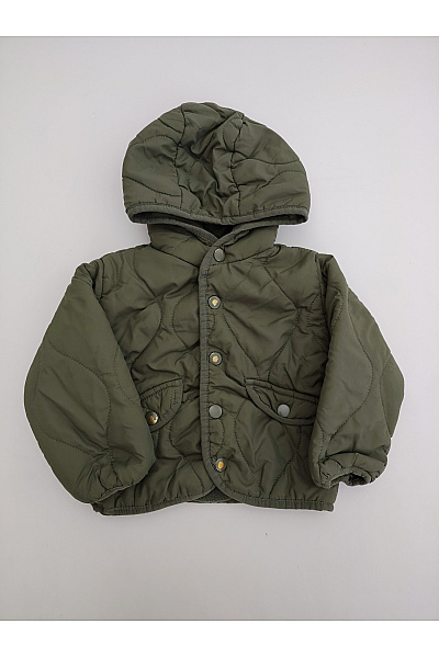 Dětská prošívaná bunda khaki Velikost 80 | Unimoda | obrázek 2