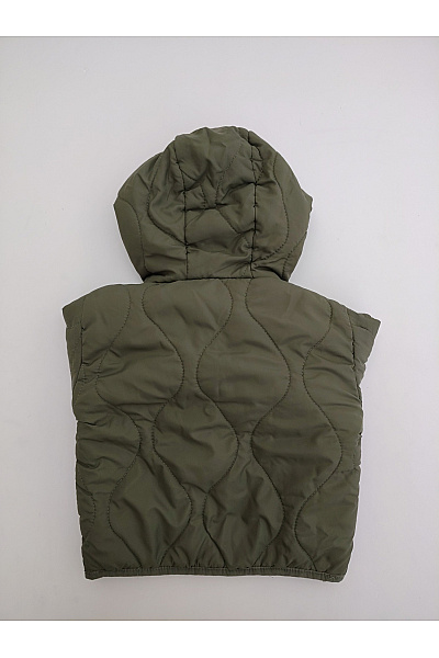 Dětská prošívaná bunda khaki Velikost 80 | Unimoda | obrázek 8