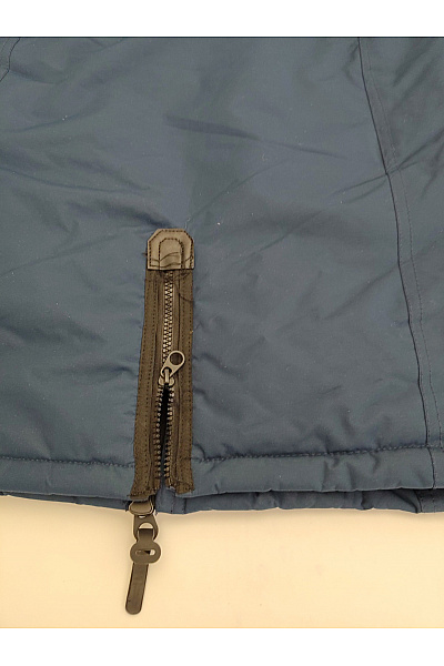 Geographical Norway Modrá zimní parka s kapucí a kožíškem Vel. EU 4/XL | Geographical Norway | obrázek 8