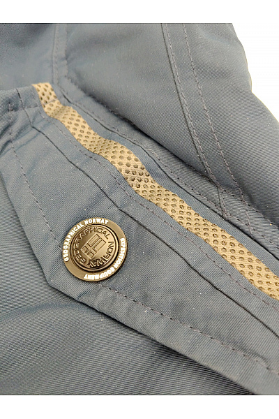Geographical Norway Modrá zimní parka s kapucí a kožíškem Vel. EU 4/XL | Geographical Norway | obrázek 10