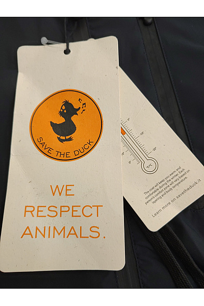 SAVE THE DUCK Černá prošívaná přechodná bunda s kapucí se zipem oboustranná | SAVE THE DUCK | obrázek 10