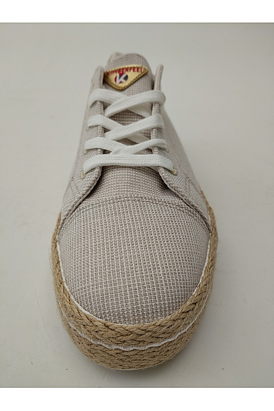 Kimberfeel Béžové dámské espadrilky na platformě šněrovací letní vycházkové Vel. EU 40 | Kimberfeel | obrázek 6