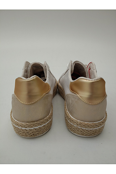 Kimberfeel Béžové dámské espadrilky na platformě šněrovací letní vycházkové Vel. EU 40 | Kimberfeel | obrázek 10