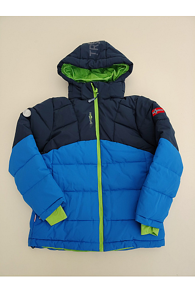TROLLKIDS Chlapecká Zimní Outdoorová Bunda Modrá Velikost EU 140