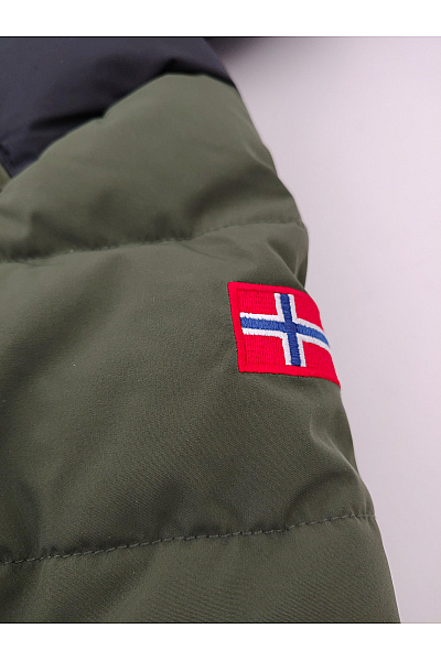TROLLKIDS Chlapecká khaki outdoorová zimní prošívaná bunda Velikost EU 110 | TROLLKIDS | obrázek 4