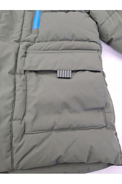 TROLLKIDS Chlapecká khaki outdoorová zimní prošívaná bunda Velikost EU 110 | TROLLKIDS | obrázek 5