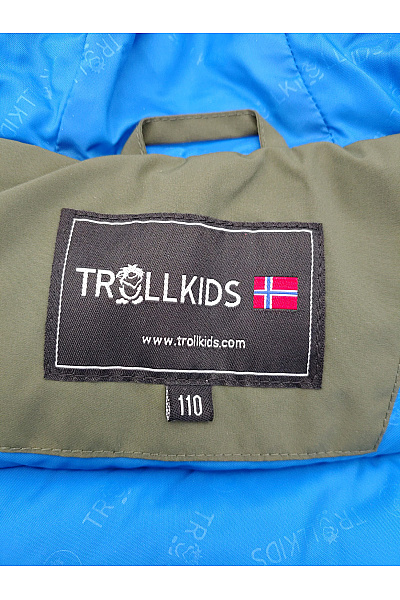 TROLLKIDS Chlapecká khaki outdoorová zimní prošívaná bunda Velikost EU 110 | TROLLKIDS | obrázek 10