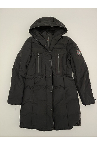 Geographical Norway Černá dívčí prošívaná zimní bunda s kapucí Vel. US 14Y | Geographical Norway | obrázek 2