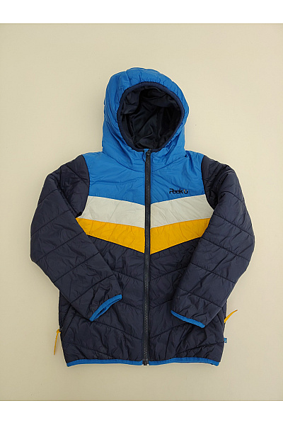 PEAK Chlapecká Prošívaná Outdoorová Bunda S Kapucí Vel. 7 / 122