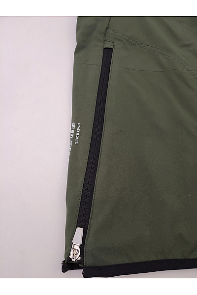 MAC Dámské khaki lyžařské kalhoty s kšandami a kapsami Velikost DE 46 | MAC | obrázek 4