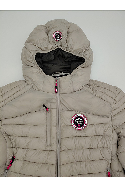 Canadian-peak Béžová prošívaná přechodná bunda s kapucí Velikost EU 5/XXL | canadian-peak | obrázek 4