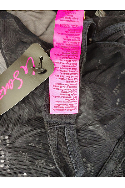 La Senza Černé krajkové body s kosticemi luxusní Vel. M | La Senza | obrázek 7
