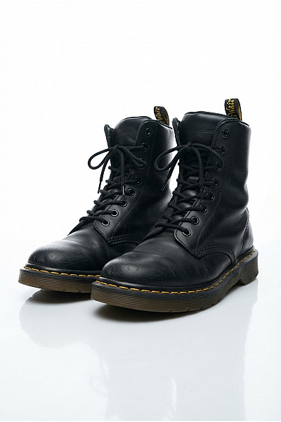 Dr.Martens Pánské černé Kotníkové šněrovací Workery Na Platformě Velikost 40