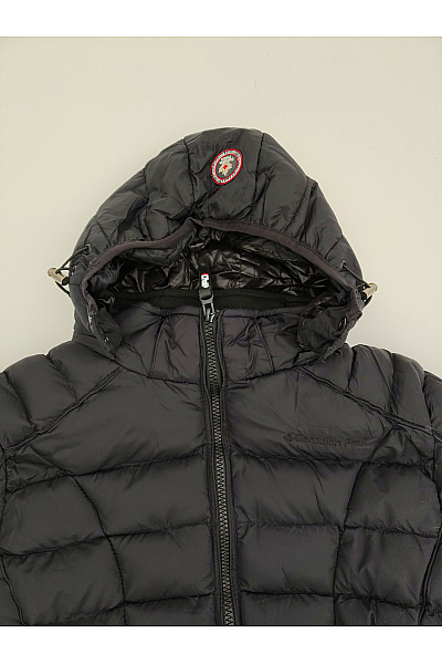 Canadian-peak Černá prošívaná zimní bunda s kapucí se zipem Vel. 5-XXL | canadian-peak | obrázek 3