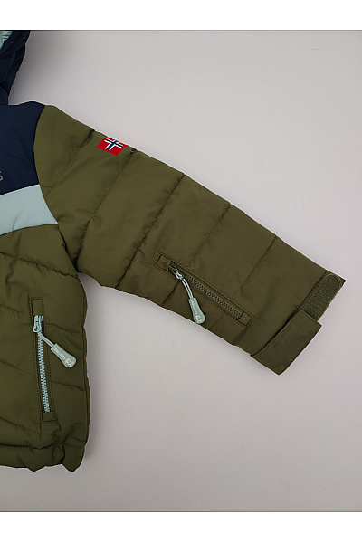 TROLLKIDS Chlapecká outdoorová bunda khaki Vel. EU 98 | TROLLKIDS | obrázek 3