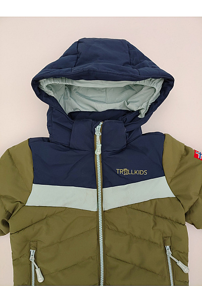 TROLLKIDS Chlapecká outdoorová bunda khaki Vel. EU 98 | TROLLKIDS | obrázek 4